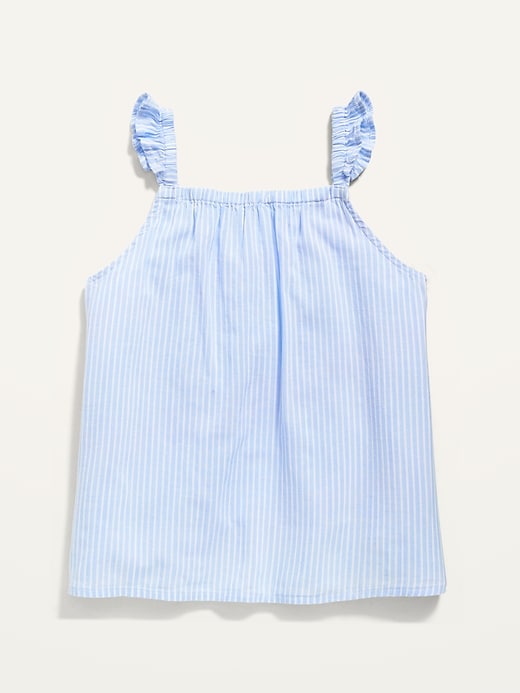 View large product image 1 of 1. Square-Neck Ruffle-Trim Cami for Girls