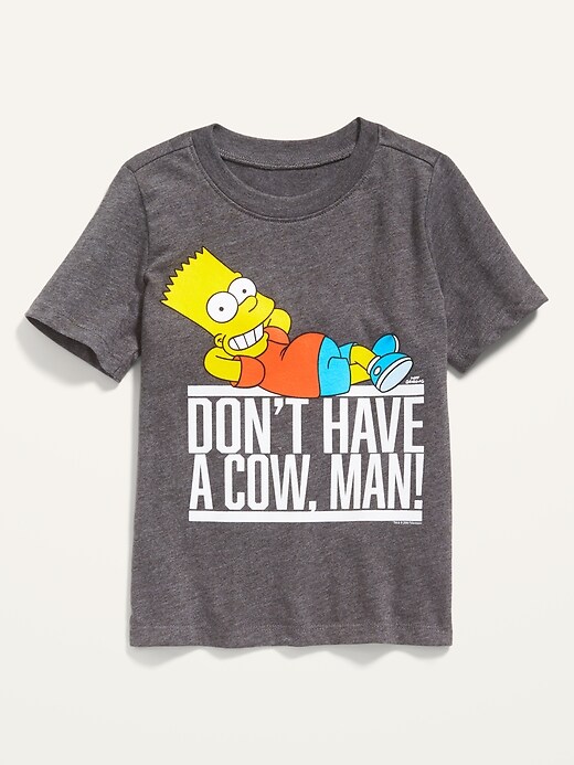 View large product image 1 of 2. Unisex The Simpsons&#153 "Don't Have A Cow, Man" Tee for Toddler