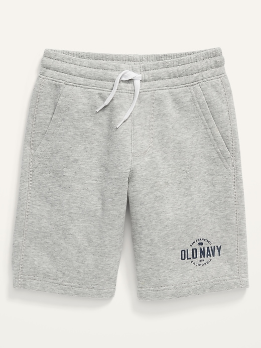 Old Navy Logo-Graphic Jogger Sweat Shorts For Boys. 1