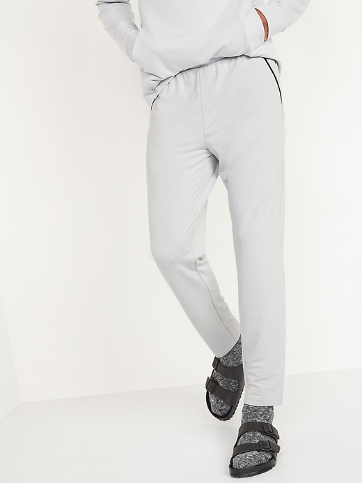 View large product image 1 of 2. Go-Dry French Terry Tapered-Fit Track Pants