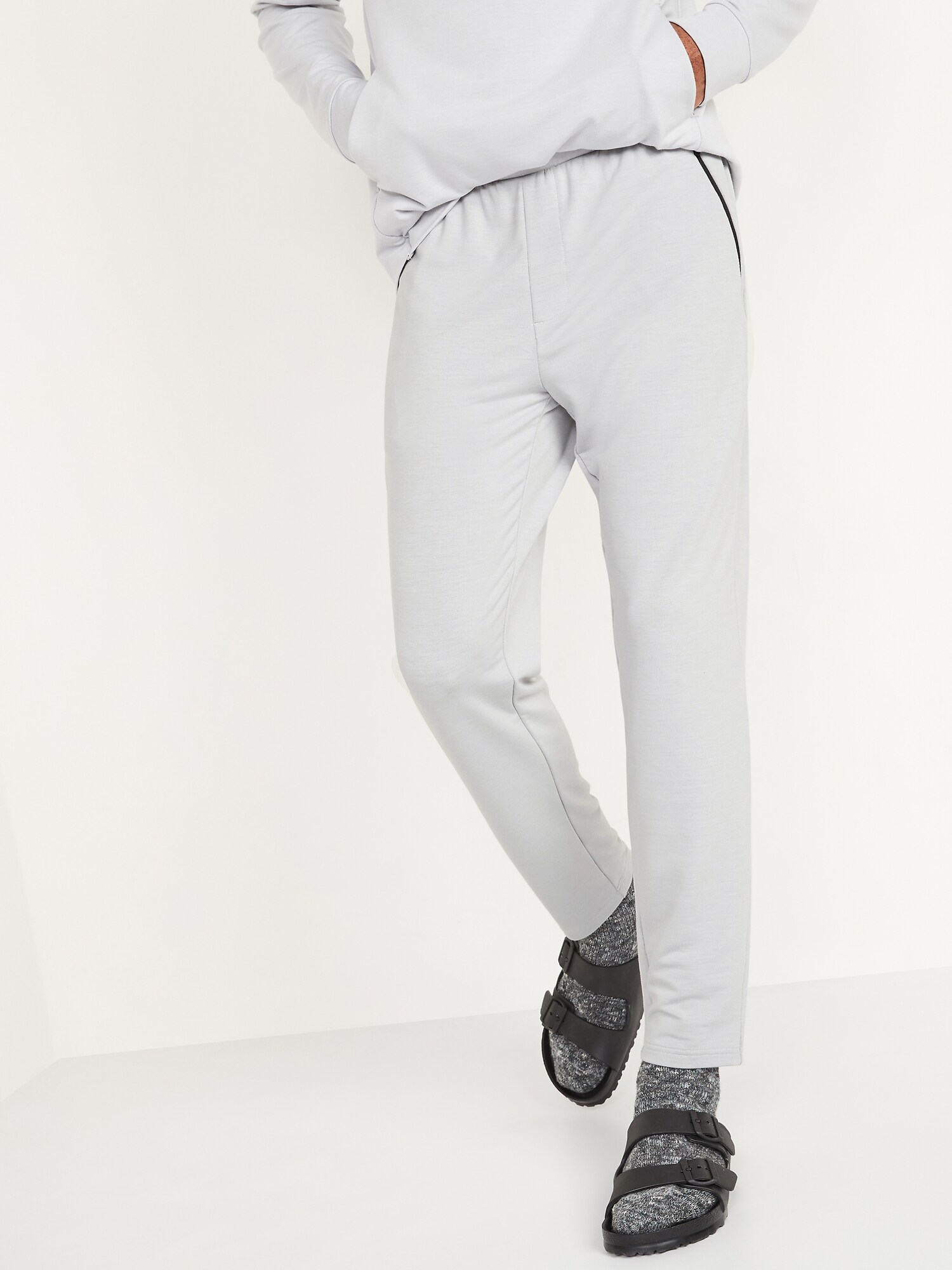 Go-Dry French Terry Tapered-Fit Track Pants for Men