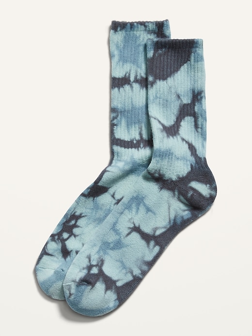 View large product image 1 of 1. Tie-Dyed Gender-Neutral Tube Socks for Adults