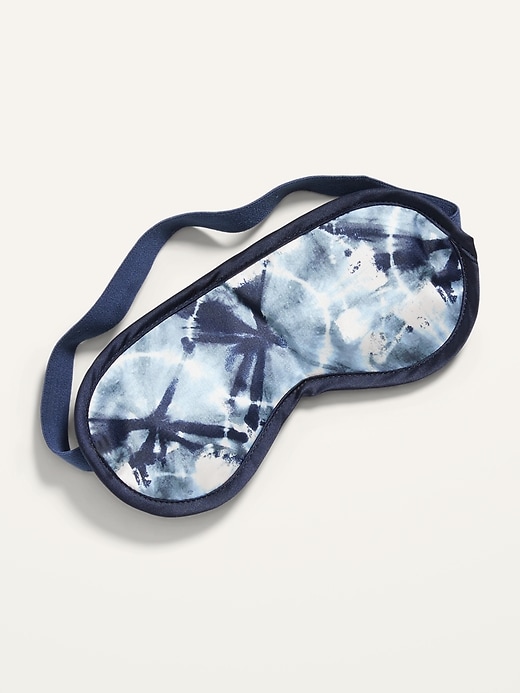 Old Navy Patterned Satin Sleep Mask for Adults. 1