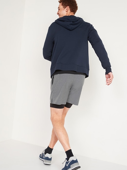 Image number 2 showing, Go 2-in-1 Workout Shorts + Base Layer -- 7-inch inseam
