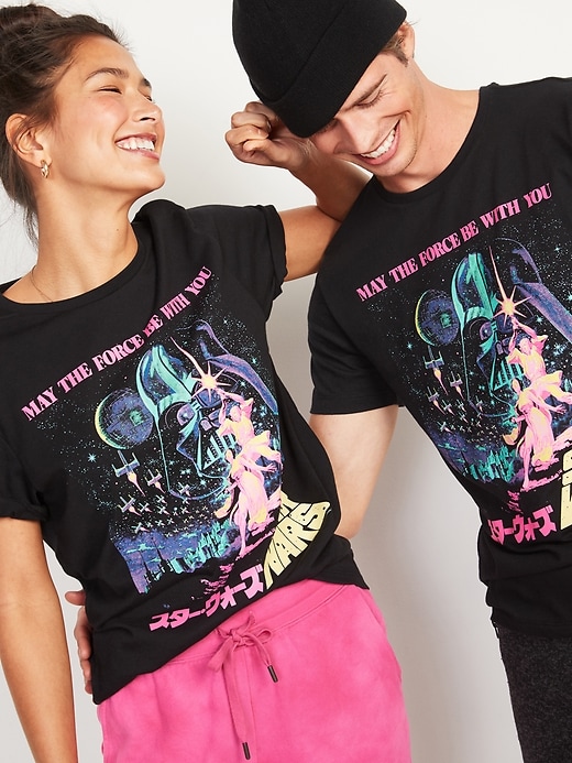 View large product image 1 of 2. Star Wars&#153 Graphic Gender-Neutral Tee for Adults