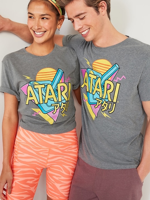 View large product image 1 of 2. Atari&#174 Japanese Logo Gender-Neutral Graphic Tee for Adults