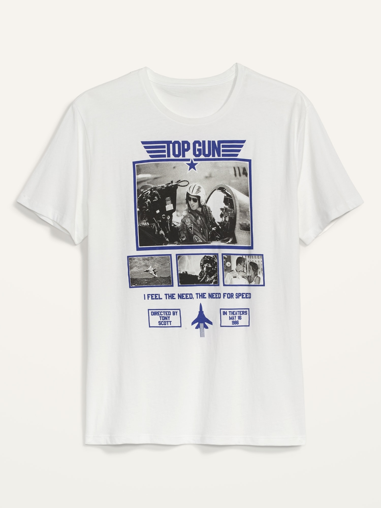 Navy Graphic for Movie T-Shirt Old | Top Gender-Neutral Gun™ Adults