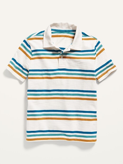 Old Navy Slub-Knit Jersey Polo Shirt for Boys - 685877012110