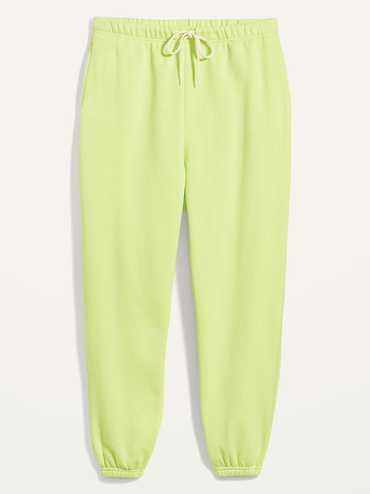 View large product image 1 of 1. Extra High-Waisted French Terry Plus-Size Sweatpants
