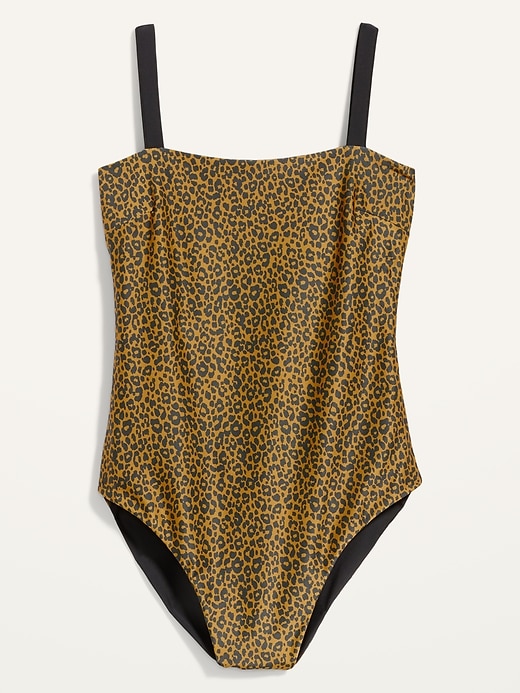 Image number 4 showing, Reversible Cut-Out Back One-Piece Swimsuit
