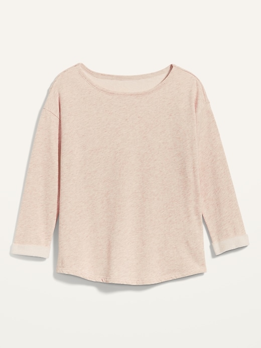 Image number 4 showing, Relaxed French Terry Top for Women