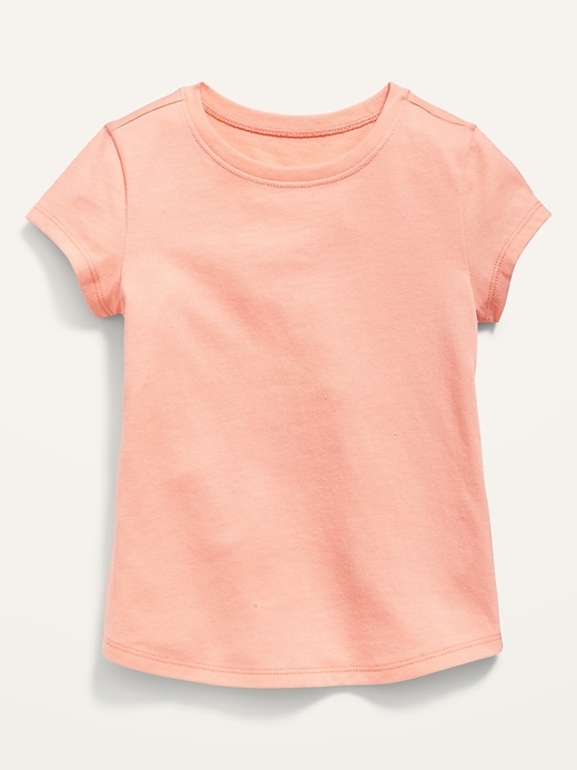 View large product image 1 of 1. Unisex Short-Sleeve Solid T-Shirt for Toddler