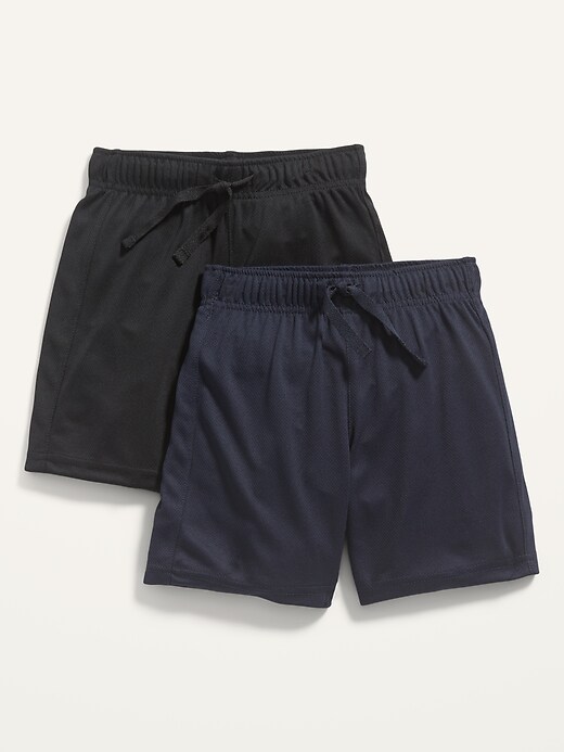 View large product image 1 of 2. Unisex Mesh Shorts 2-Pack for Toddler