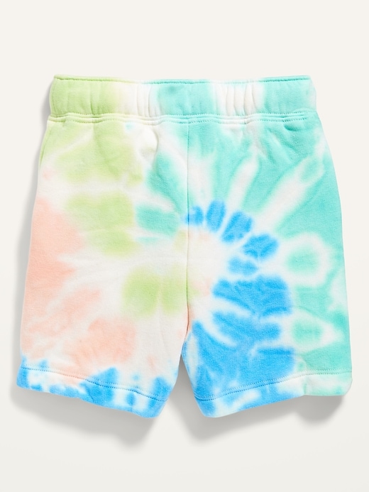 View large product image 2 of 2. Unisex Vintage Tie-Dyed Shorts for Toddler