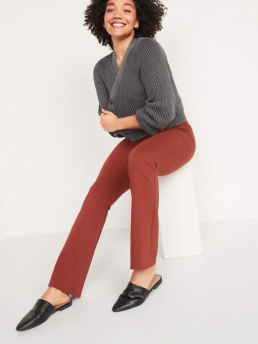 Image number 3 showing, High-Waisted Stevie Boot-Cut Pants for Women