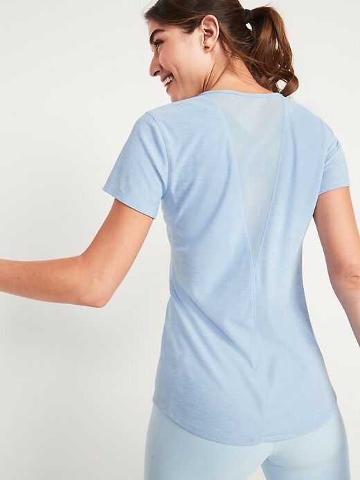 Image number 6 showing, Breathe ON Mesh-Back Performance Tee for Women