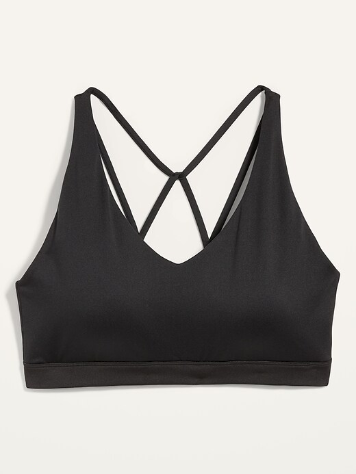 View large product image 2 of 2. Light Support Strappy Plus-Size Sports Bra