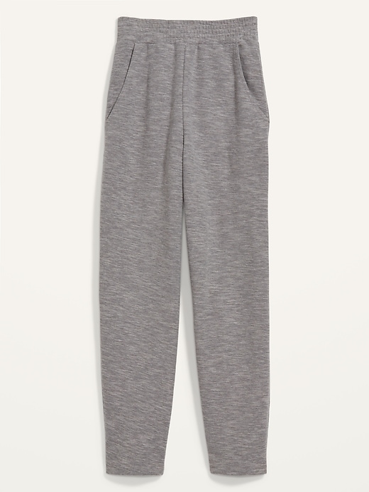 View large product image 2 of 2. Extra High-Waisted Lightweight Textured Barrel-Leg Sweatpants