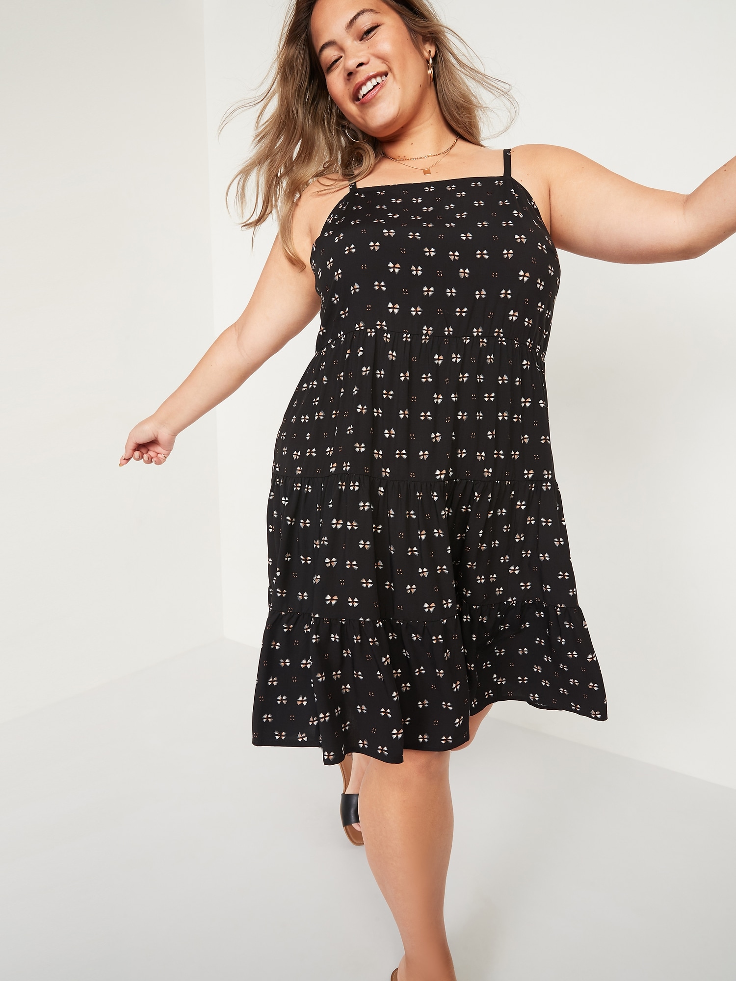 Old navy polka shop dot swing dress