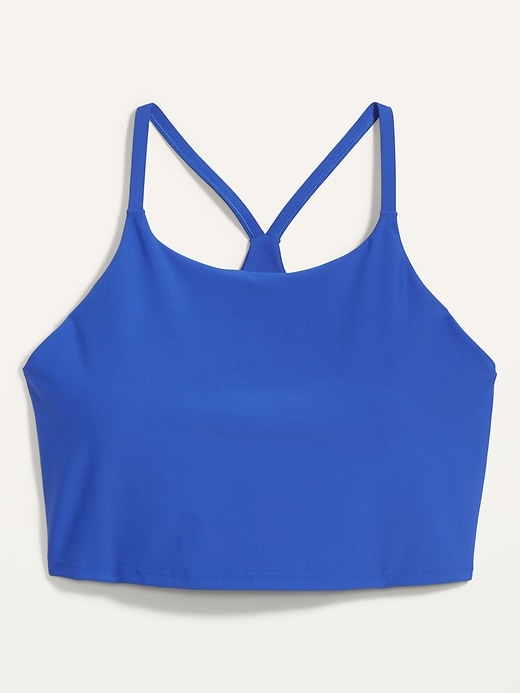 View large product image 2 of 2. Light Support PowerSoft Plus-Size Long-Line Sports Bra