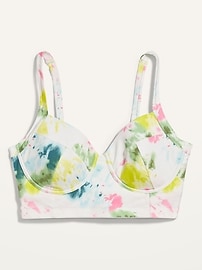 Image number 2 showing, Long-Line Underwire Plus-Size Bralette Swim Top