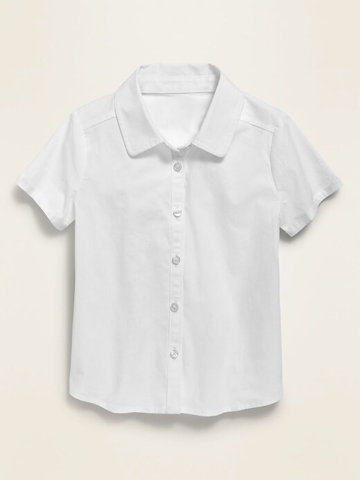 View large product image 1 of 1. Uniform Shirt for Toddler Girls