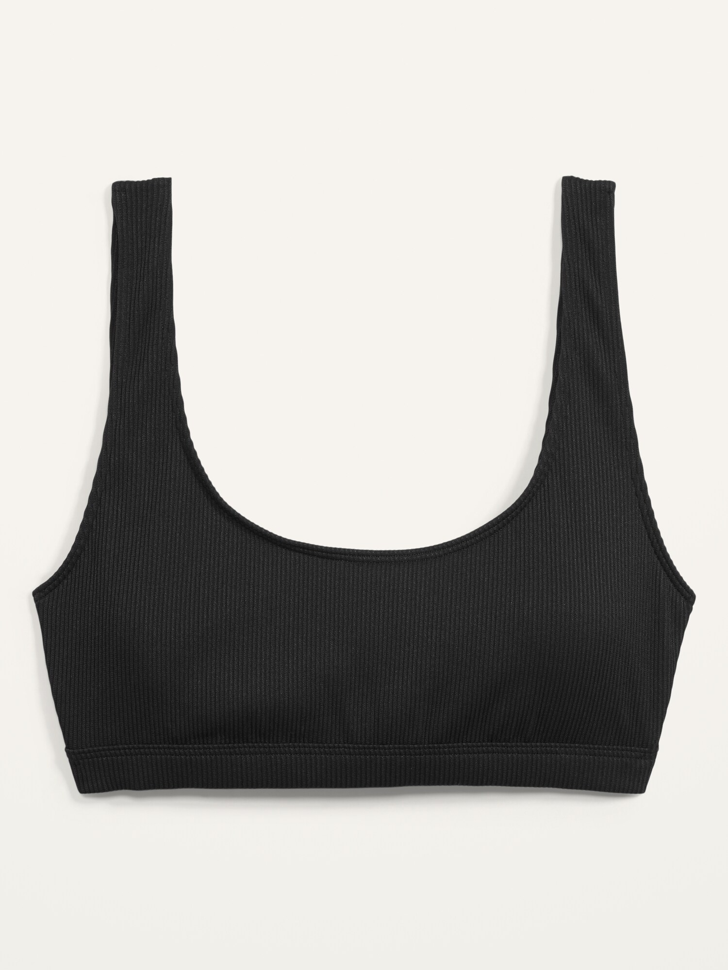 Scoop-Neck Cutout Rib-Knit Swim Top for Women | Old Navy