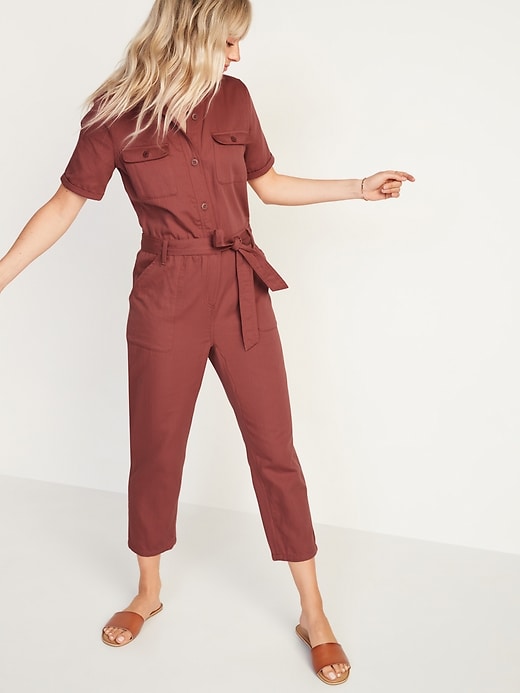 How to tie a belt on a jumpsuit online