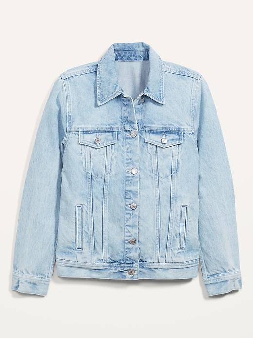 Light-Wash Non-Stretch Jean Jacket for Women | Old Navy
