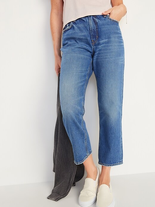 old navy cropped jeans