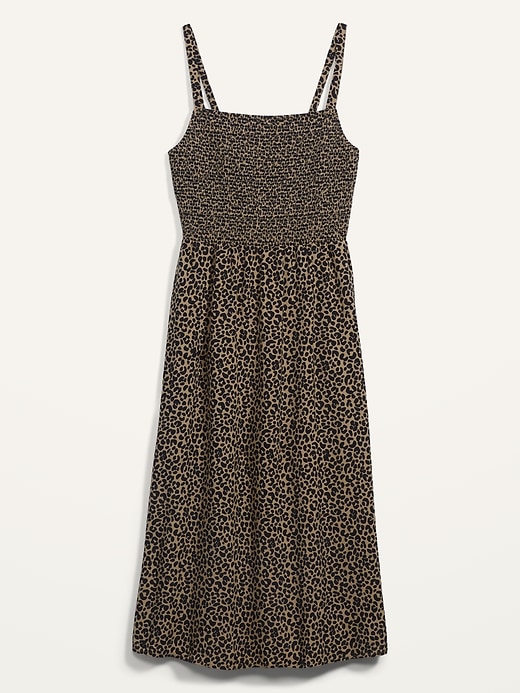 Smocked Fit & Flare Cami Midi Dress for Women | Old Navy