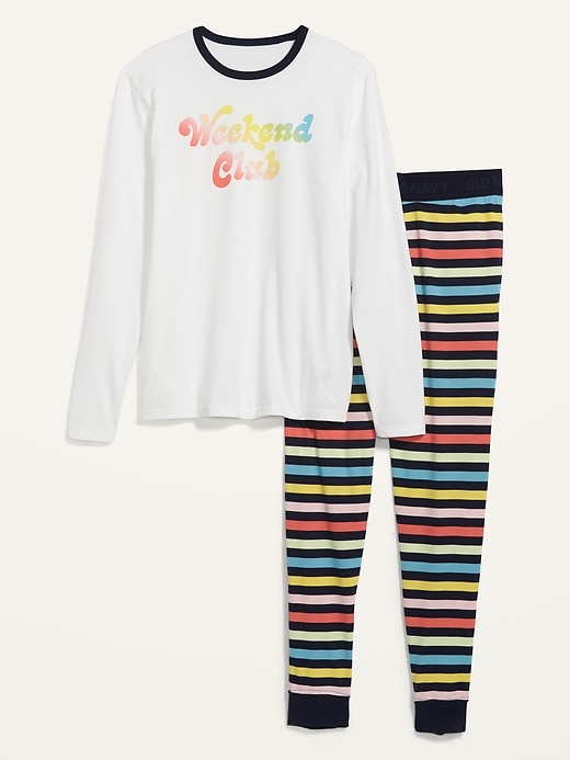 Image number 4 showing, Matching Graphic Pajama Set