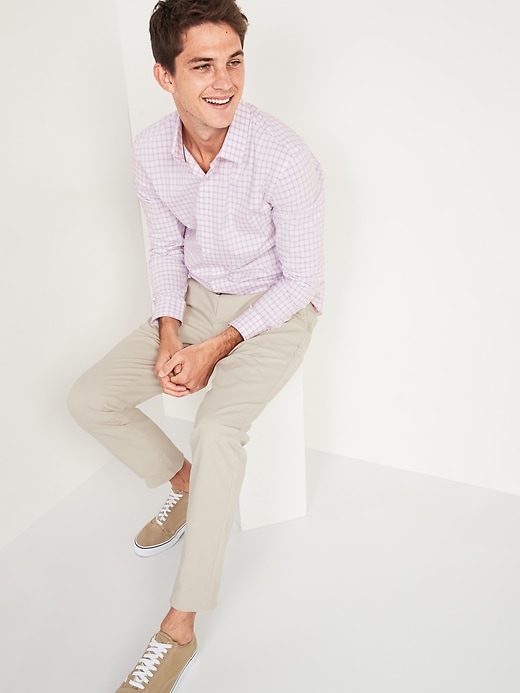 Slim Fit Pro Signature Performance Dress Shirt | Old Navy Slim Fit Pro Signature Performance Dress Shirt | Old Navy