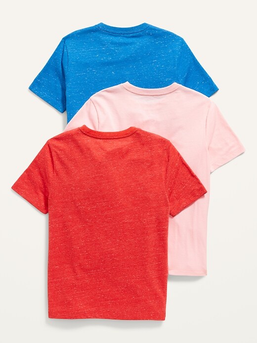 View large product image 2 of 2. Vintage Crew-Neck T-Shirt 3-Pack for Boys