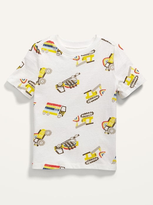 View large product image 1 of 2. Short-Sleeve Printed T-Shirt for Toddler Boys