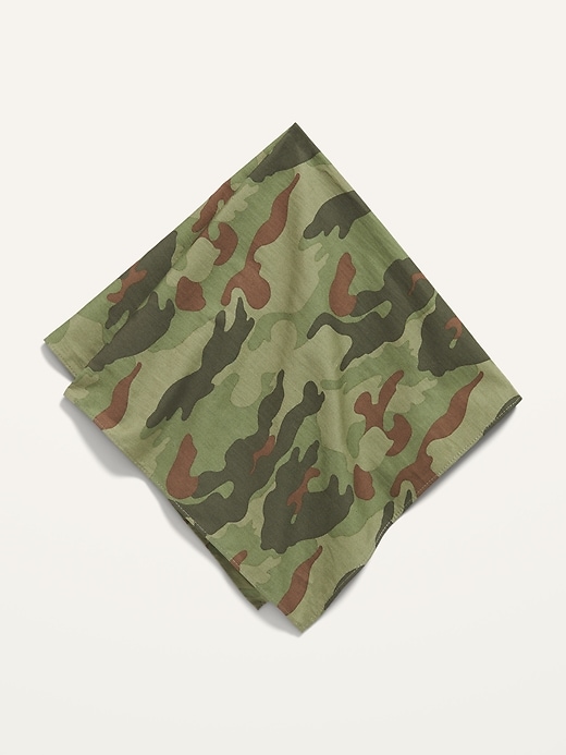 View large product image 2 of 2. Patterned Poplin Bandana for Adults
