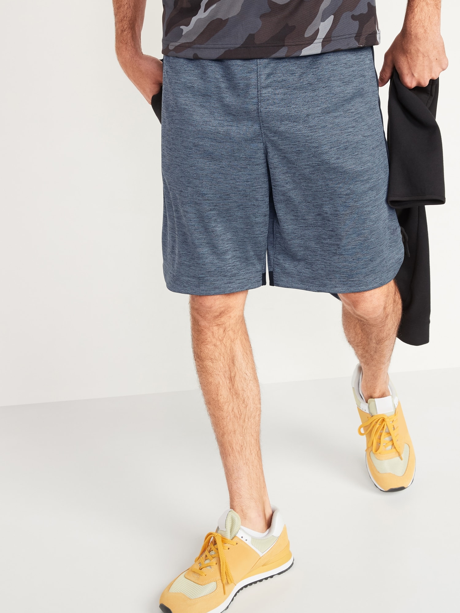 Old Navy Go-Dry Mesh Basketball Shorts for Men -- 10-inch inseam