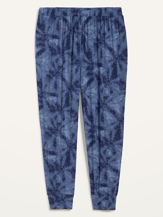 View large product image 2 of 2. High-Waisted Sunday Sleep Ultra-Soft Plus-Size Pajama Joggers