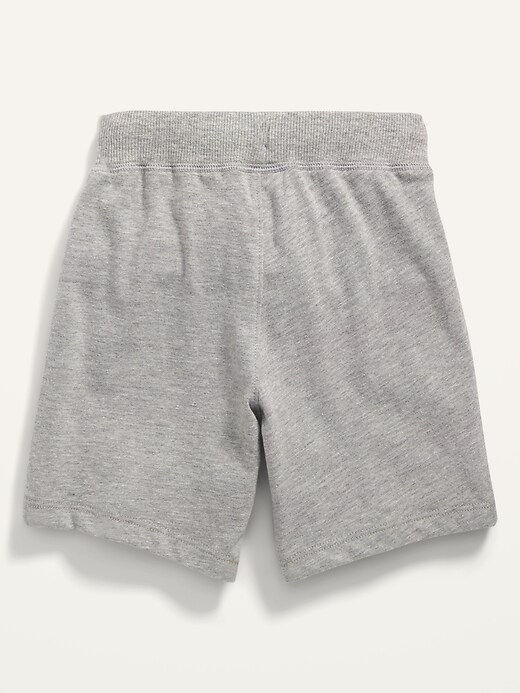 View large product image 2 of 2. Functional-Drawstring Solid Shorts for Toddler Boys