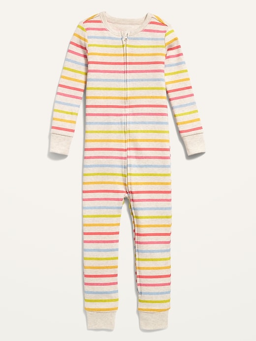 View large product image 1 of 1. Unisex Printed One-Piece Pajamas for Toddler & Baby