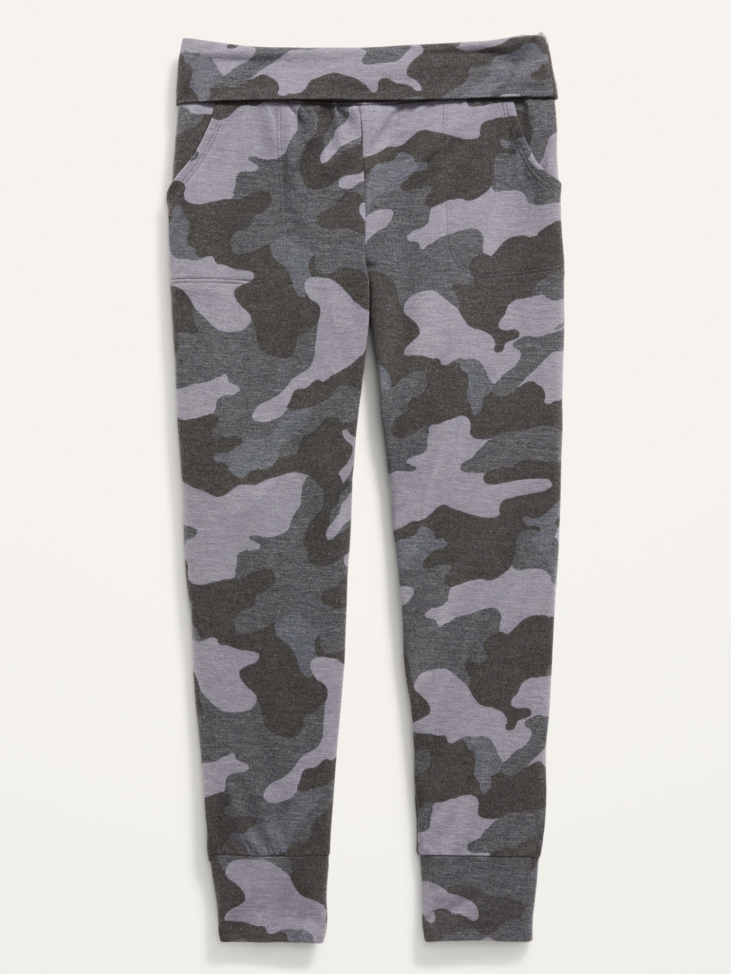 Fold-Over-Waist Live-In Joggers for Girls | Old Navy