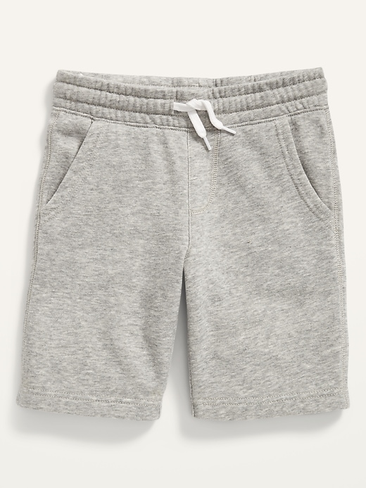 View large product image 1 of 2. Flat Front Fleece Jogger Shorts for Boys (At Knee)
