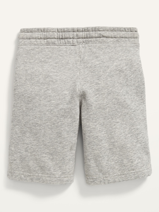 View large product image 2 of 2. Flat Front Fleece Jogger Shorts for Boys (At Knee)