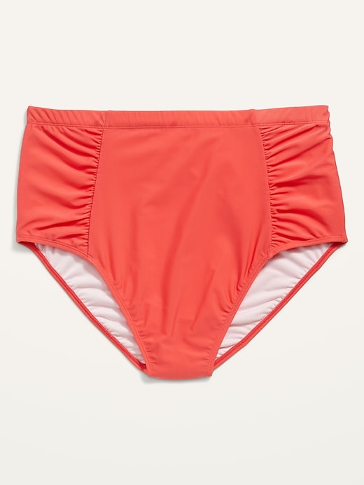 View large product image 2 of 2. High-Waisted Secret-Smooth Plus-Size Swim Bottoms