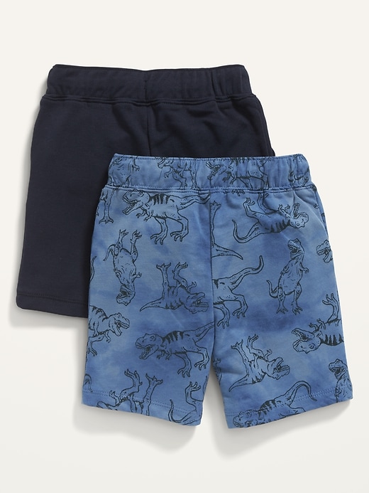 View large product image 2 of 2. 2-Pack French Terry U-Shaped Shorts for Toddler Boys