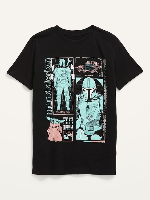 View large product image 1 of 2. Star Wars� The Mandalorian Gender-Neutral Graphic Tee For Kids