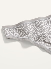 View large product image 3 of 3. Low-Rise Jersey Thong Underwear