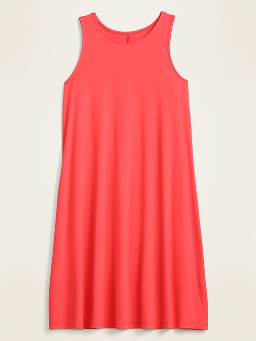 Image number 4 showing, Sleeveless Jersey Swing Dress