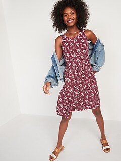 old navy blue swing dress