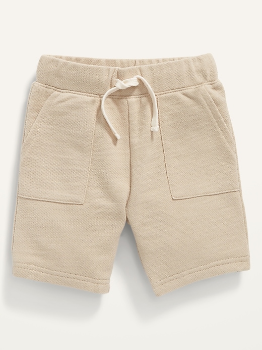 View large product image 1 of 1. Functional Drawstring Utility Pocket Shorts for Toddler Boys